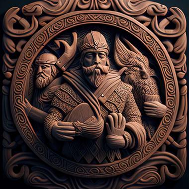 3D model Expeditions Viking game (STL)